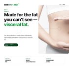 Visceral fat and body composition — the internal weight standard diet and exercise alone can't address, targeted by BNR17 Thin Slim+ probiotic