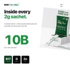 BNR17 Thin Slim+ contains 10 billion live CFU of Lactobacillus gasseri BNR17 per 2g sachet — guaranteed live to expiry, shelf-stable no refrigeration needed